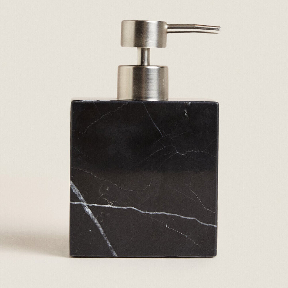 

Дозатор для мыла Zara Home Marble Black, черный