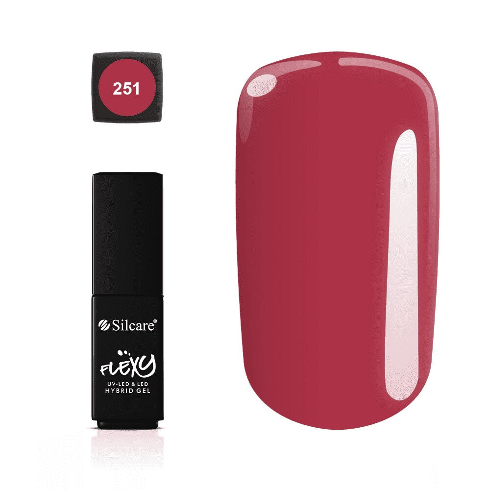 

Silcare Flexy Hybrid Gel She W!ll Stay Brave гибридный лак 251 4.5г