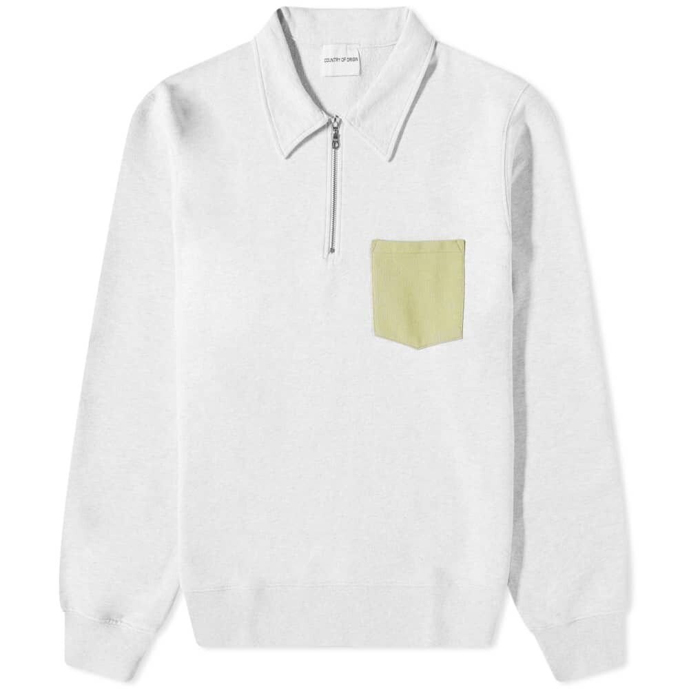 

Толстовка Country of Origin Quarter-Zip Pocket Sweatshirt, Белый