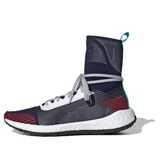 

Кроссовки (WMNS) Adidas PULSEBOOST HD MID S. 'Grey Red' EE9460, серый