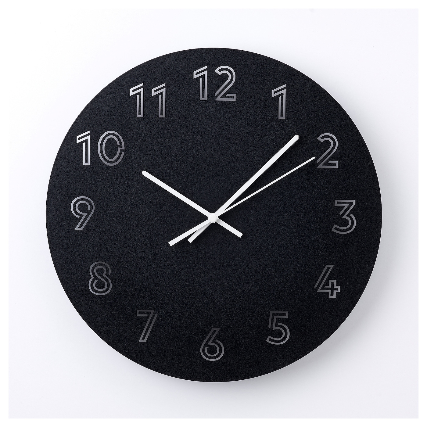 TUNNIS Часы настенные, низкое напряжение/черный, 30 см IKEA