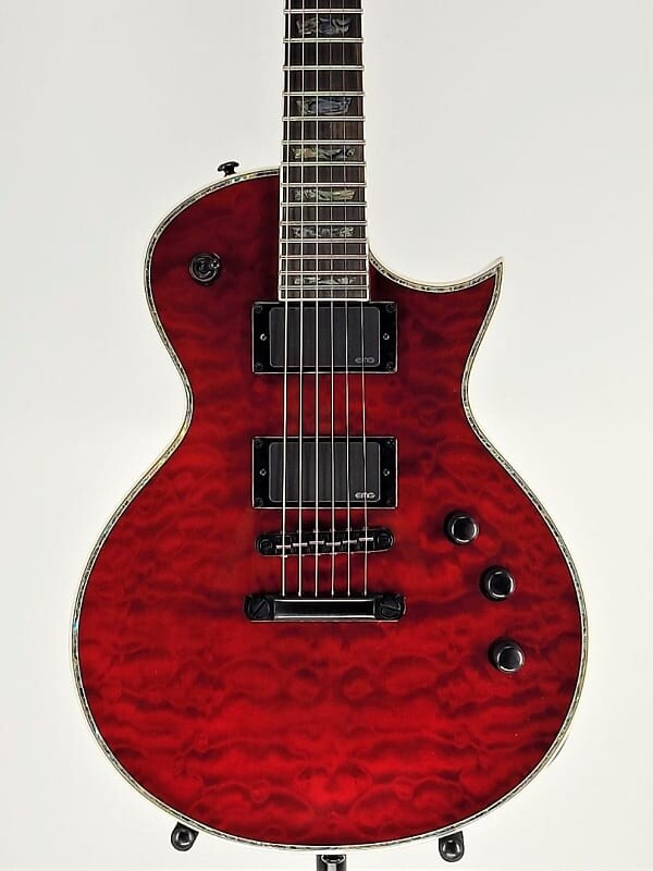 

Электрогитара ESP LTD EC-1000 Quilt Top See Thru Black Cherry Ser#W21081424