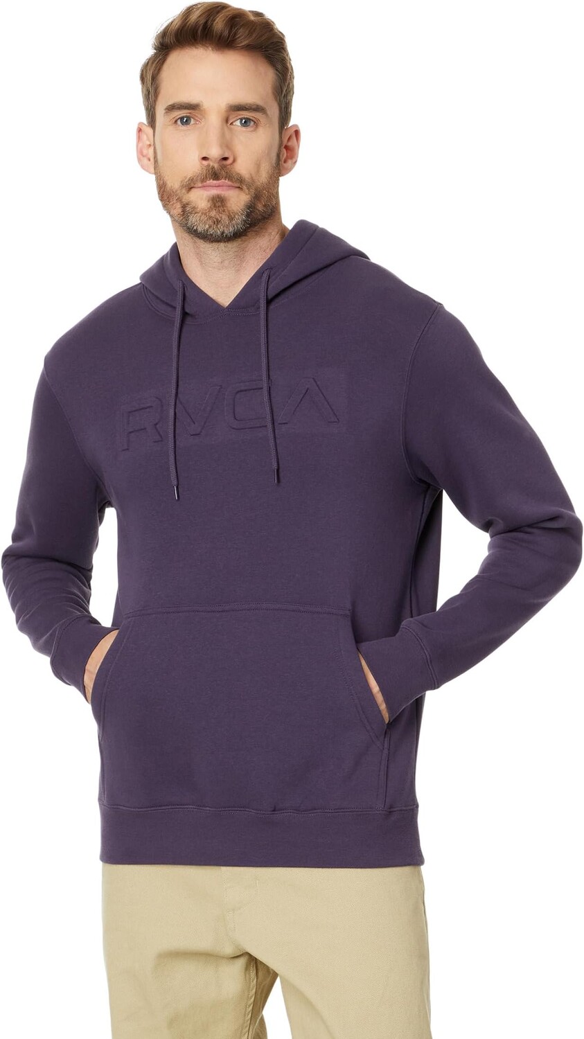 

Толстовка с капюшоном и принтом Big RVCA, цвет Dark Plum