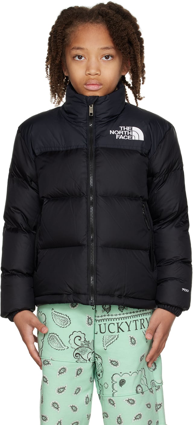 

Детский черный пуховик Nuptse Big Kids 1996 года в стиле ретро The North Face Kids