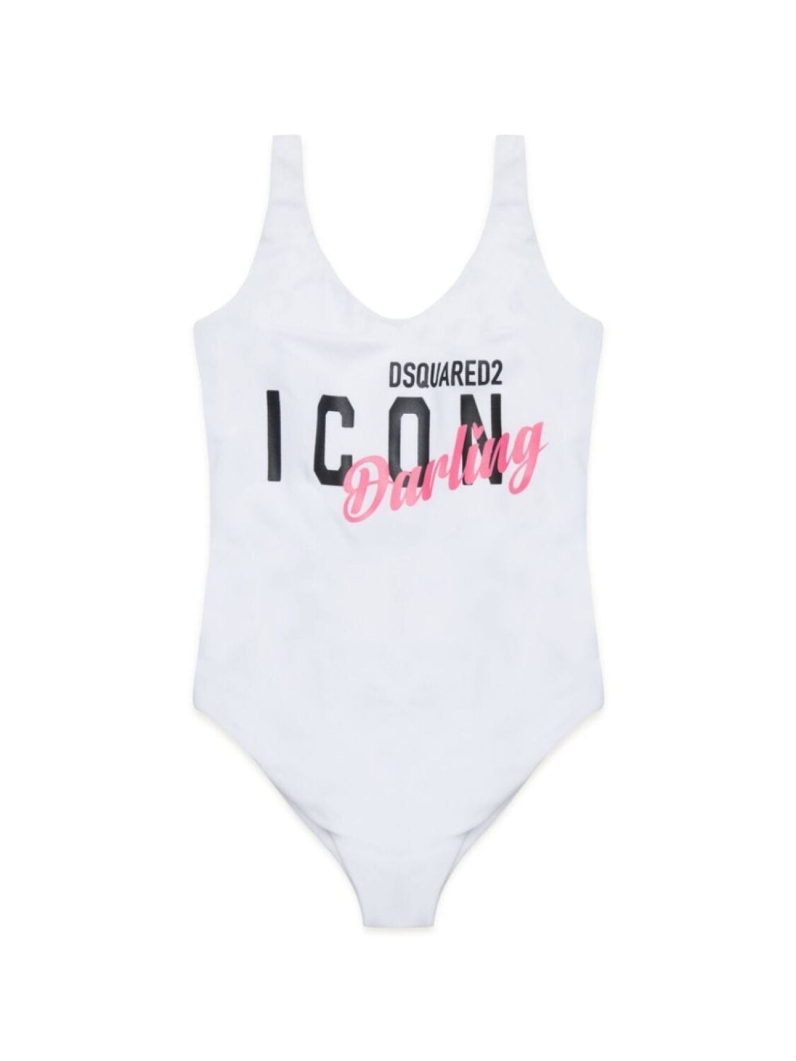

Dsquared2 купальник Icon с логотипом, белый