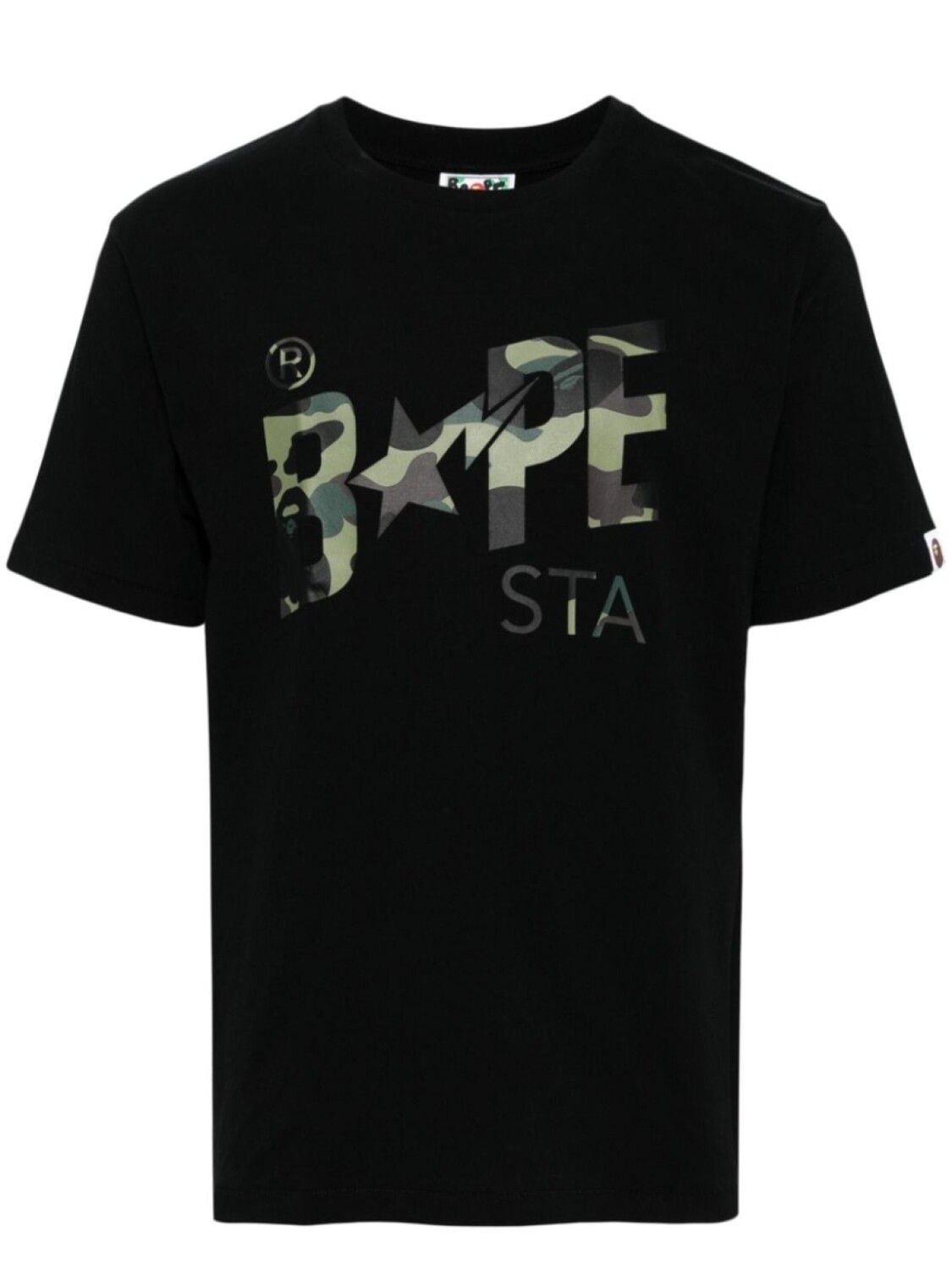 

A BATHING APE футболка с логотипом, черный