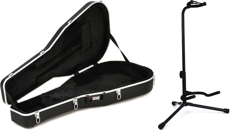 

Gator Deluxe ABS Mold Case — комплект акустической гитары Dreadnought с каркасами Gator GFW-GTR-1000 Single Guitar Stand Gator + Gator Frameworks GC-Dread=1 GFW-GTR-1000=1