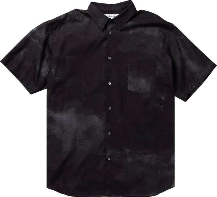 Рубашка Comme des Garçons SHIRT x Christian Marclay Woven Shirt 'Black', черный - фото