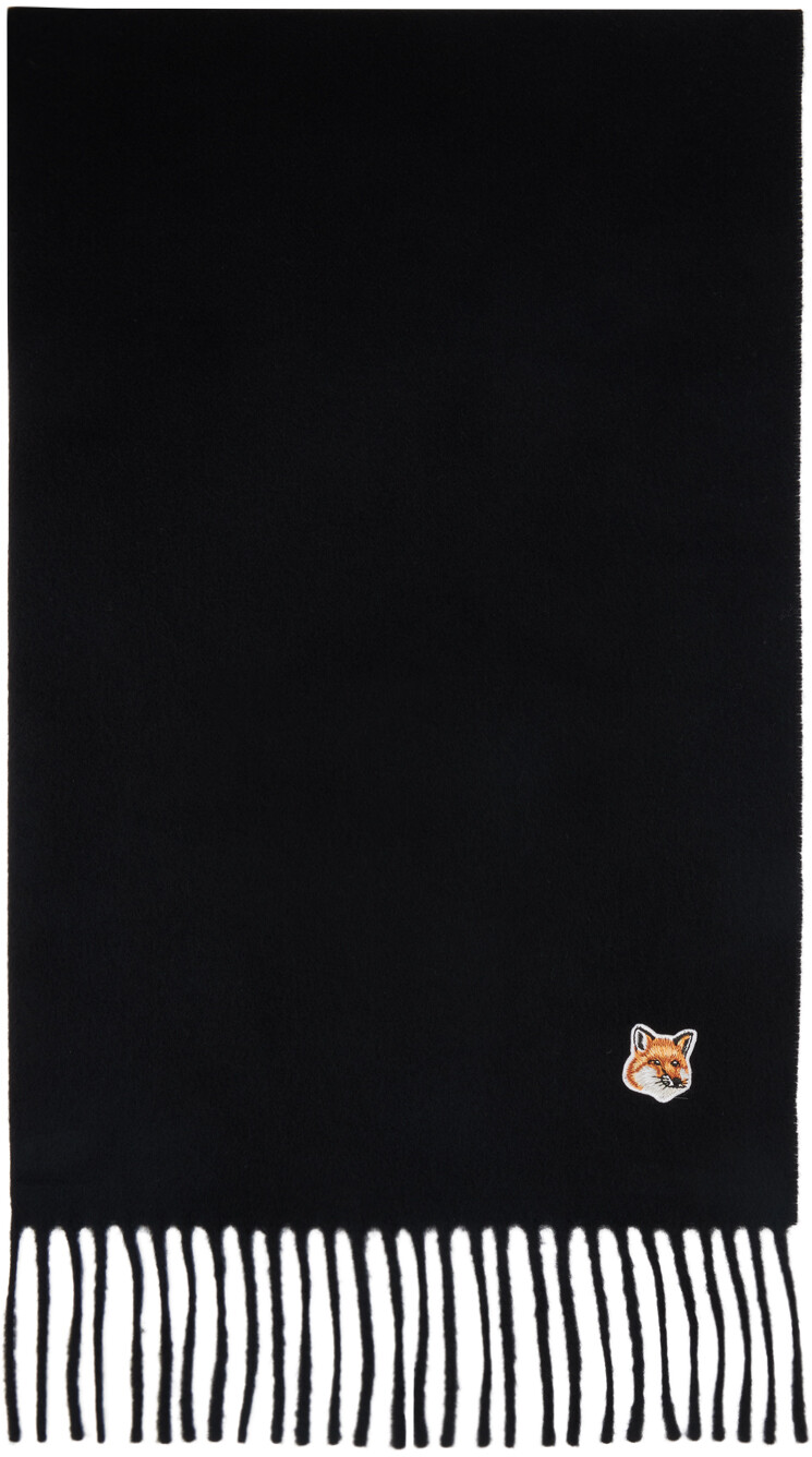 

Черный платок лисы Maison Kitsuné
