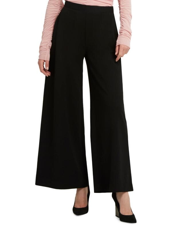 

Брюки Широкие H Halston, черный