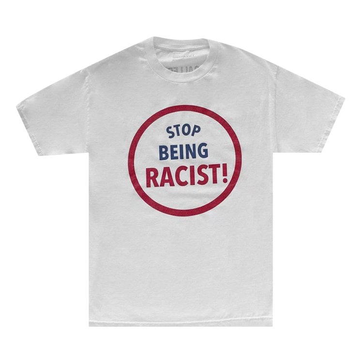 Футболка Gallery Dept. Stop Being Racist Tee 'White', белый - фото