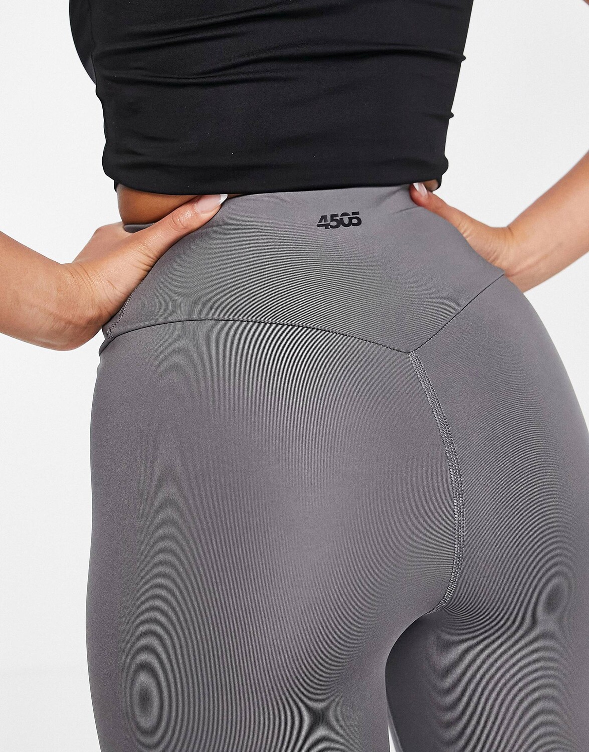 

Короткие леггинсы с глубоким запахом ASOS 4505