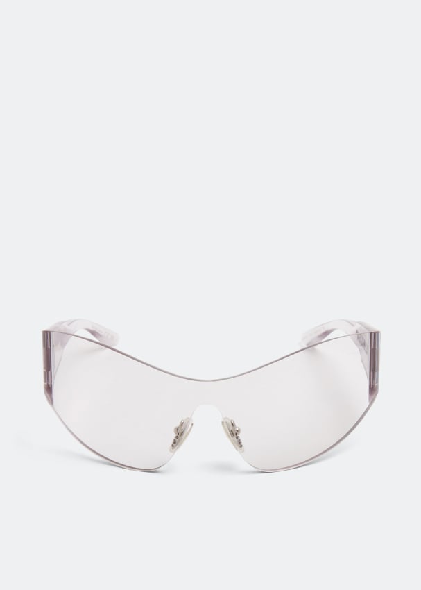 цена Солнечные очки BALENCIAGA Mono Cat 2.0 sunglasses, нейтральный