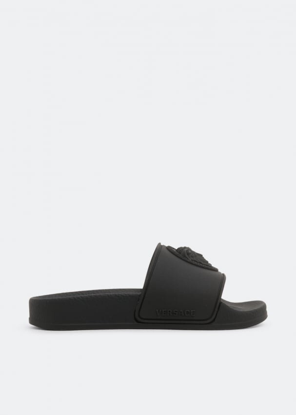 

Шлепанцы VERSACE Medusa slides, черный