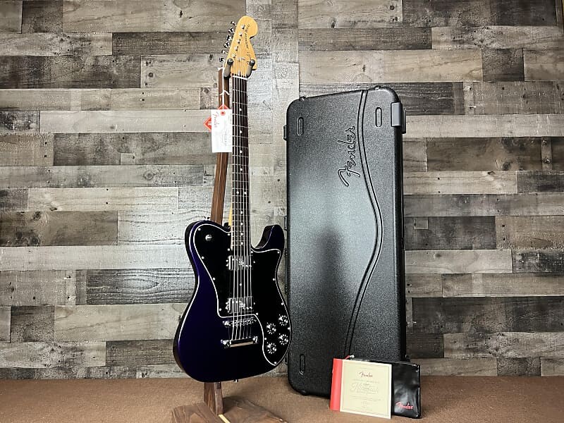 

Электрогитара Fender Kingfish Telecaster Deluxe - Ночь Миссисипи Fender Kingfish Telecaster Deluxe Electric Guitar - Mississippi Night