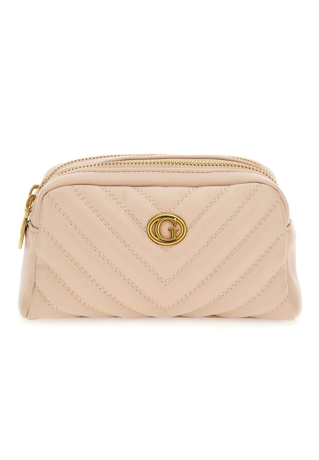 

Косметичка Double Zip Guess, бежевый