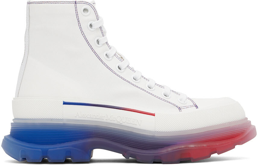 

Белые высокие кроссовки Tread Slick Alexander McQueen