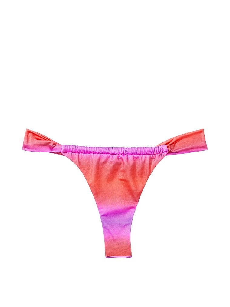

Плавки бикини Victoria's Secret Swim Twist Thong, разноцветный, Красный