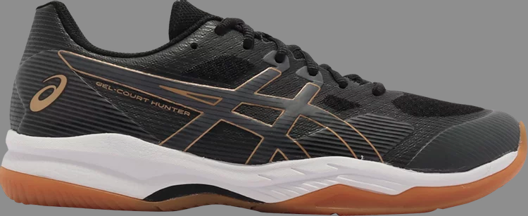 Лимитированные кроссовки gel-court hunter 2 'black carrier grey' Asics, черный - фото