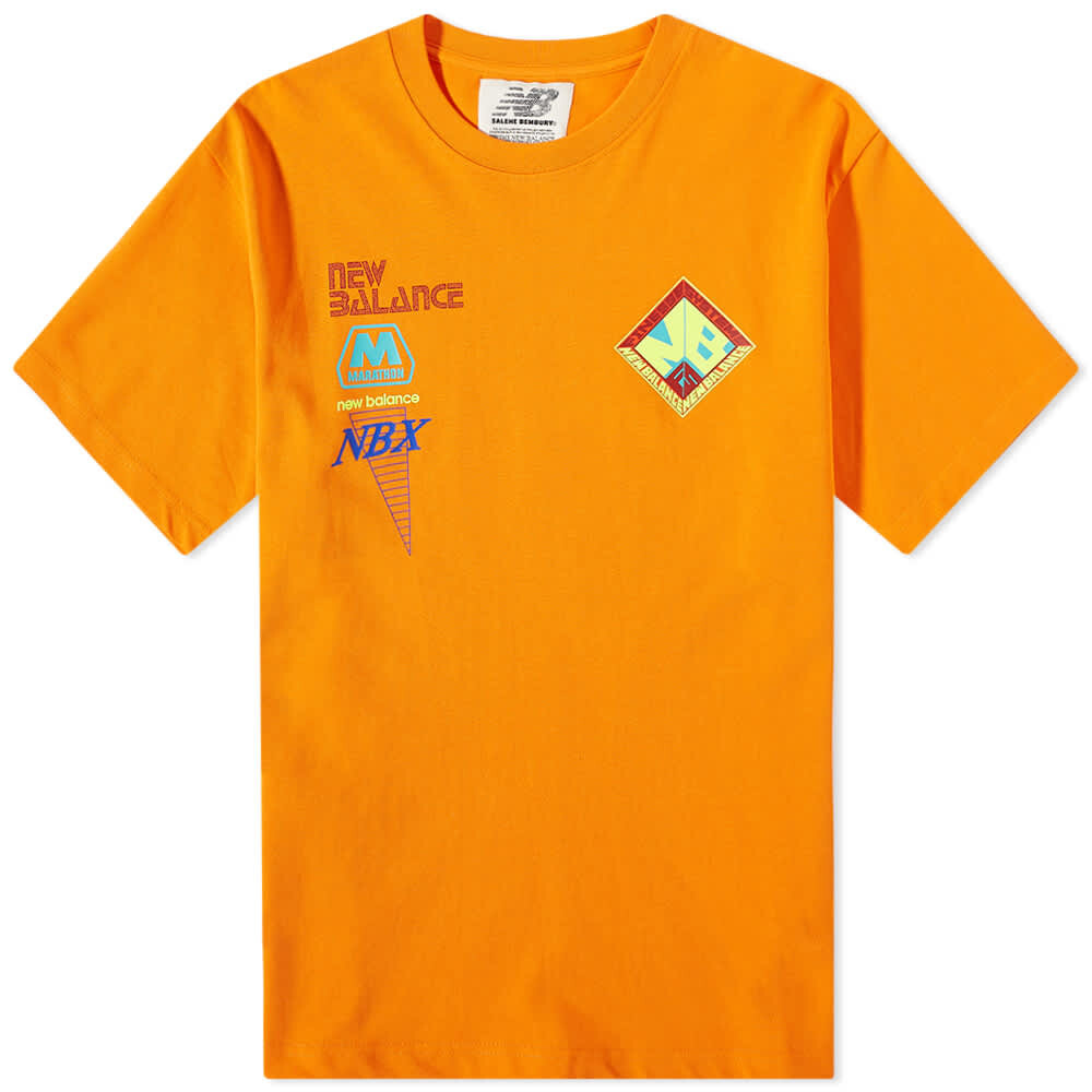 

Футболка New Balance x Salehe Bembury Logo Mania Tee, Оранжевый