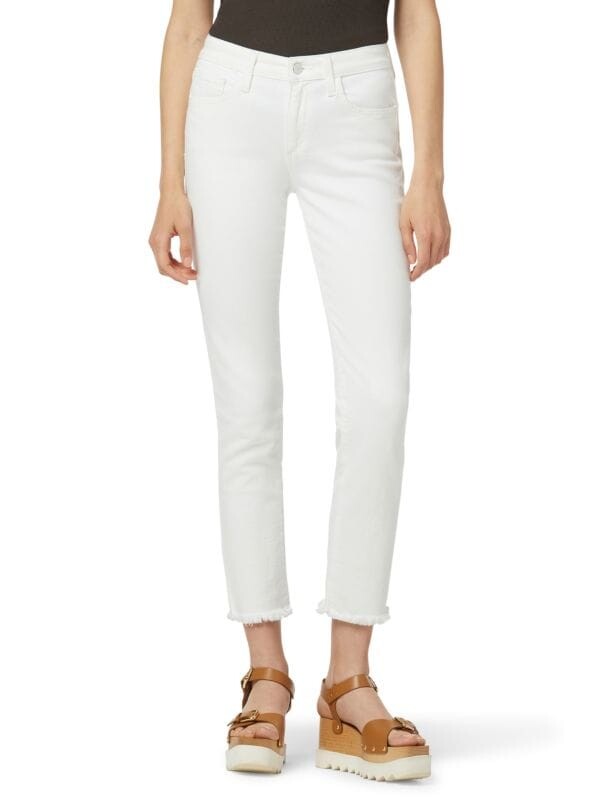 

Джинсы Эластичные Joe's Jeans Lara до щиколотки, белый