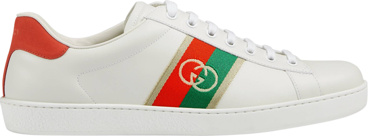 Кроссовки Gucci Ace Interlocking G - White, белый - фото