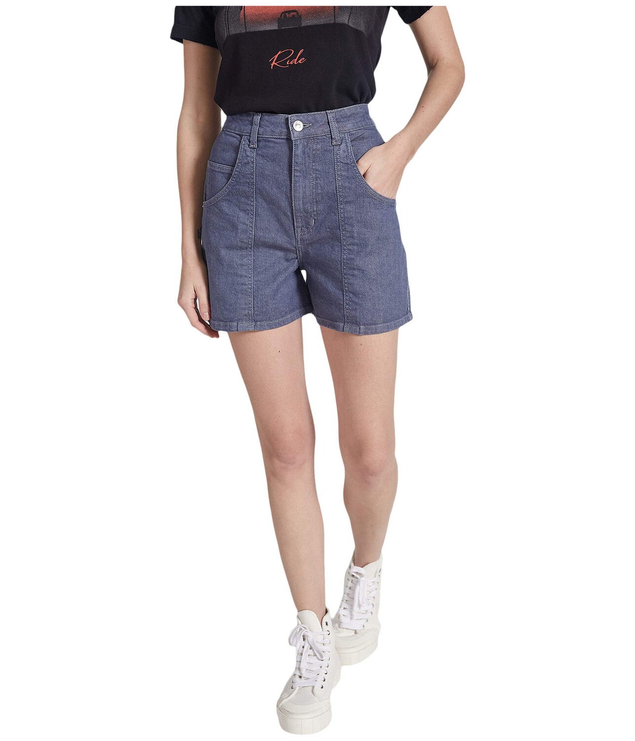 

Шорты CURRENT/ELLIOTT, The Penning Shorts in Lavandula