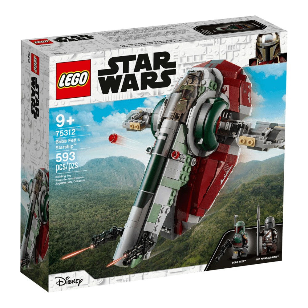 конструктор lego star wars звездолет бобы фетта 75312 Конструктор LEGO Star Wars 75312 Mandalorian Звездолет Бобы Фетта