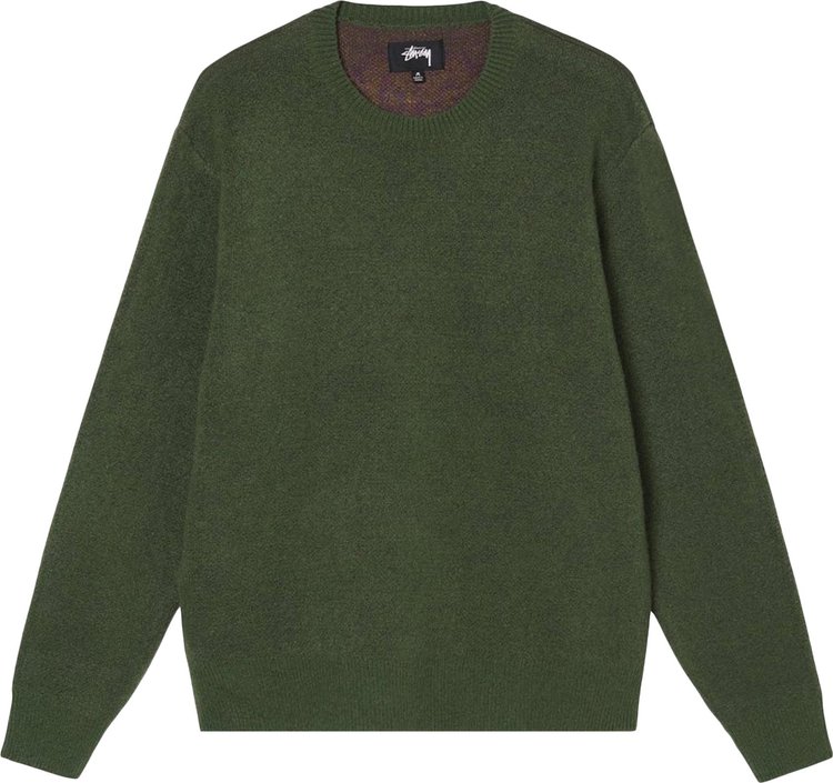 Свитер Stussy Paisley Sweater 'Green', зеленый