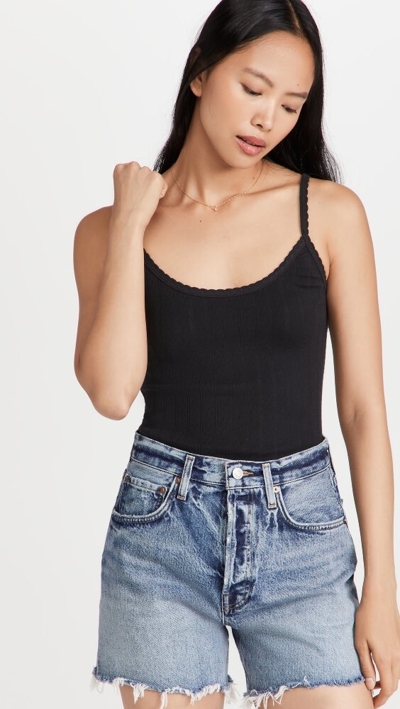 

Топ Leset Pointelle Classic Tank, черный