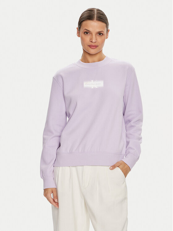 

Толстовка стандартного кроя Calvin Klein, фиолетовый