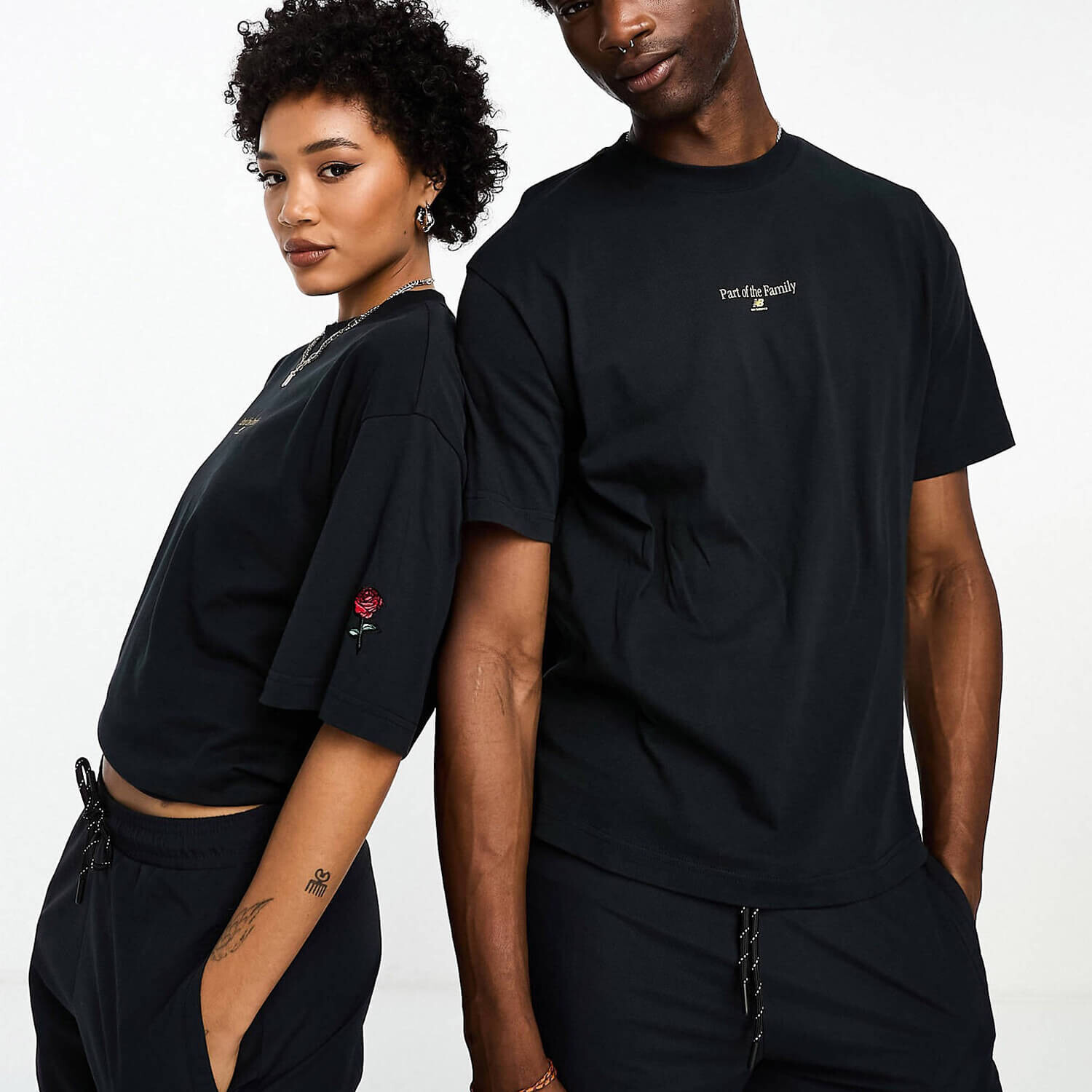 

Футболка New Balance Part Of The Family Oversized, черный
