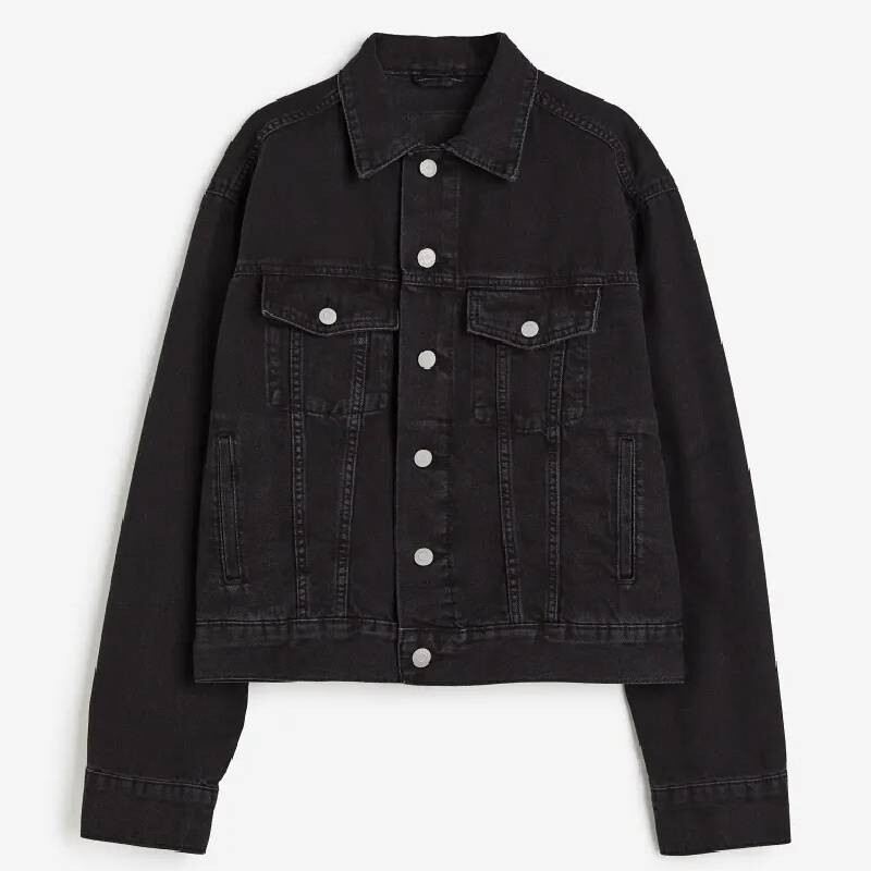 

Жакет H&M Denim, черный