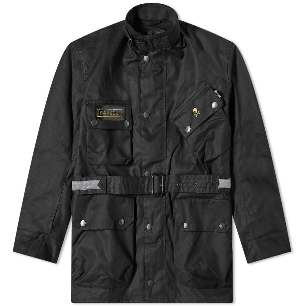 

Джек восковая куртка Barbour, Черный