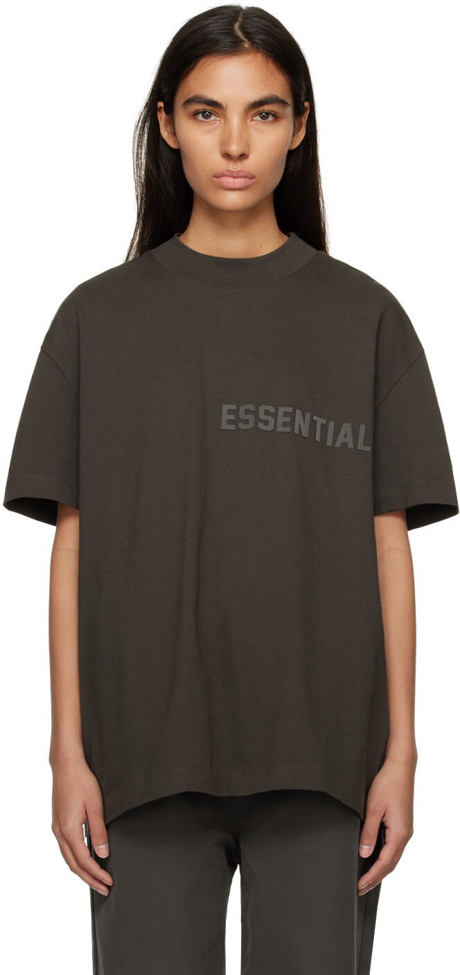 

Серая футболка с круглым вырезом Essentials, Серый