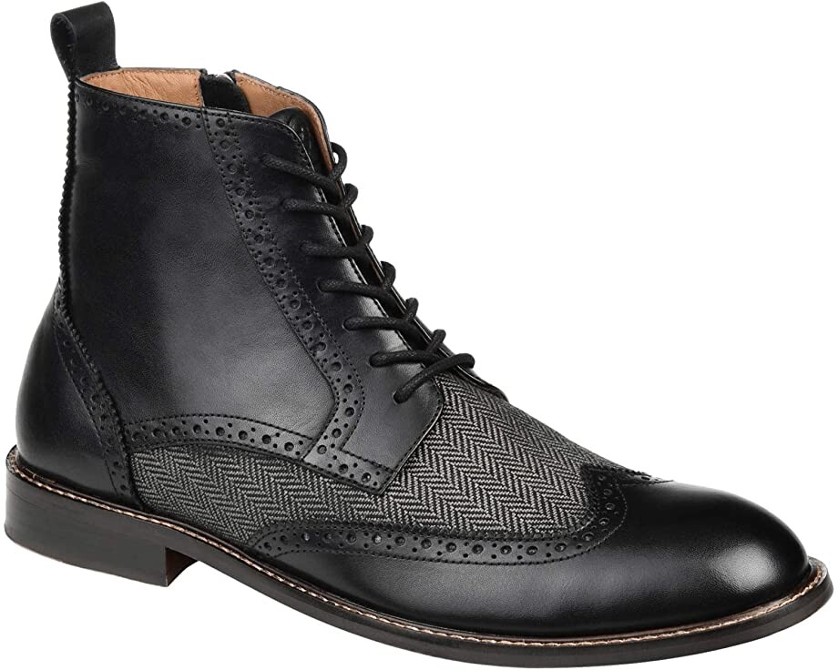 

Ботинки Jarett Wing Tip Ankle Boot Thomas & Vine, черный