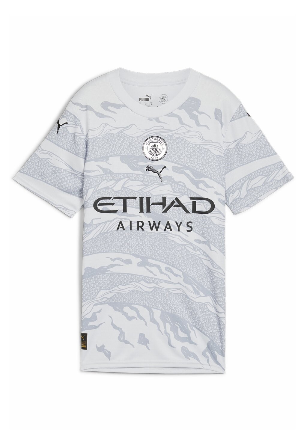 

Футбольная майка MANCHESTER CITY YEAR OF THE DRAGON Puma, цвет silver mist gray fog