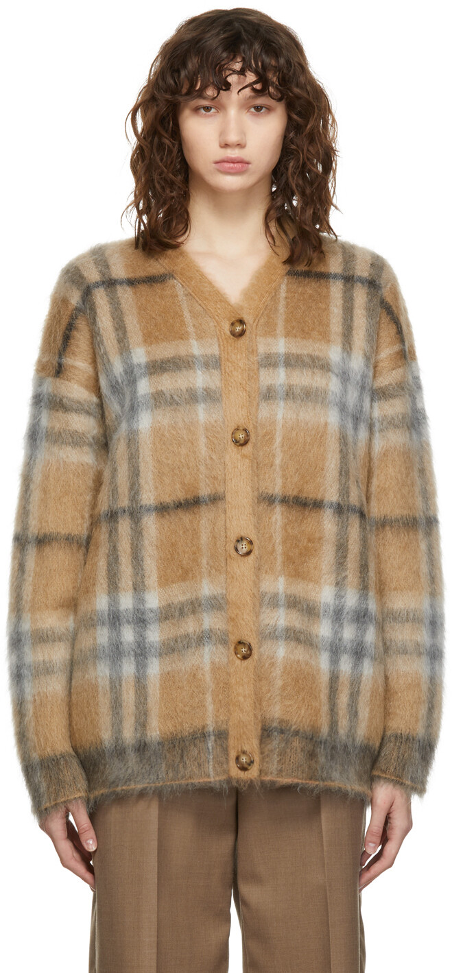 

Бежевый кардиган в клетку Nadeen Burberry