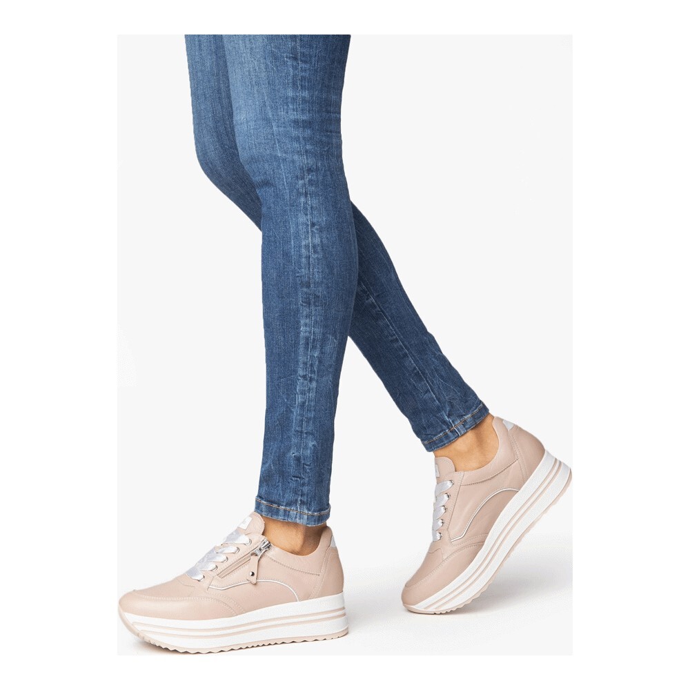 

Кроссовки Nerogiardini Zapatillas на платформе, светло-розовый
