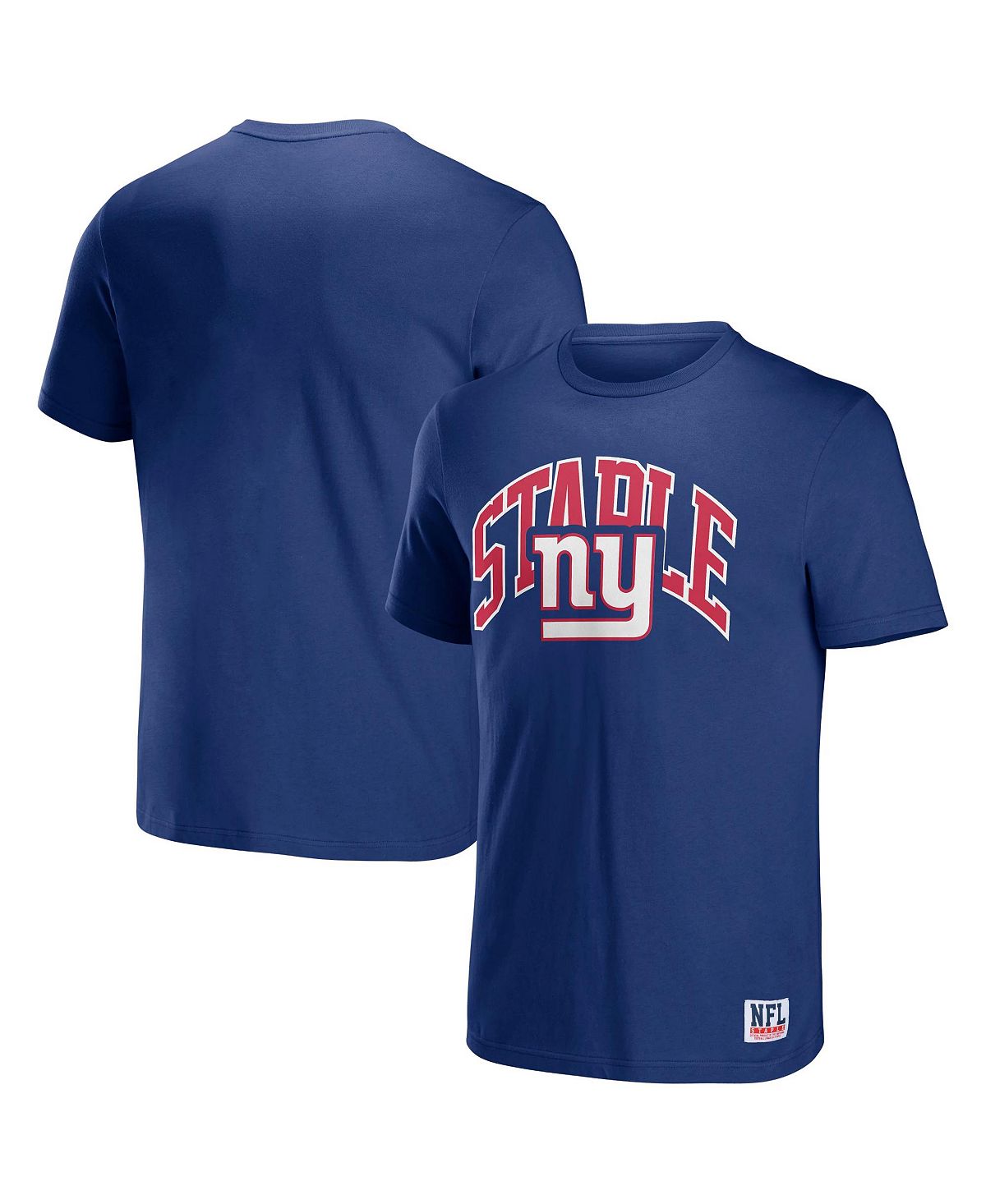 Мужская футболка с коротким рукавом с логотипом nfl x staple blue new york giants lockup NFL Properties, синий