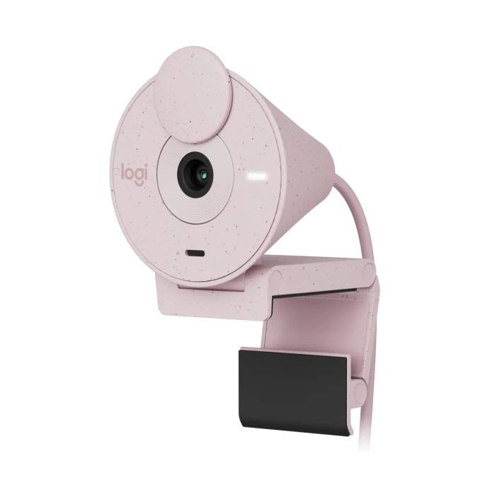 Веб-камера Logitech Brio 300 Full HD Webcam, розовый веб камера logitech brio 305 1080p 30fps угол обзора 70° usb type c 960 001469