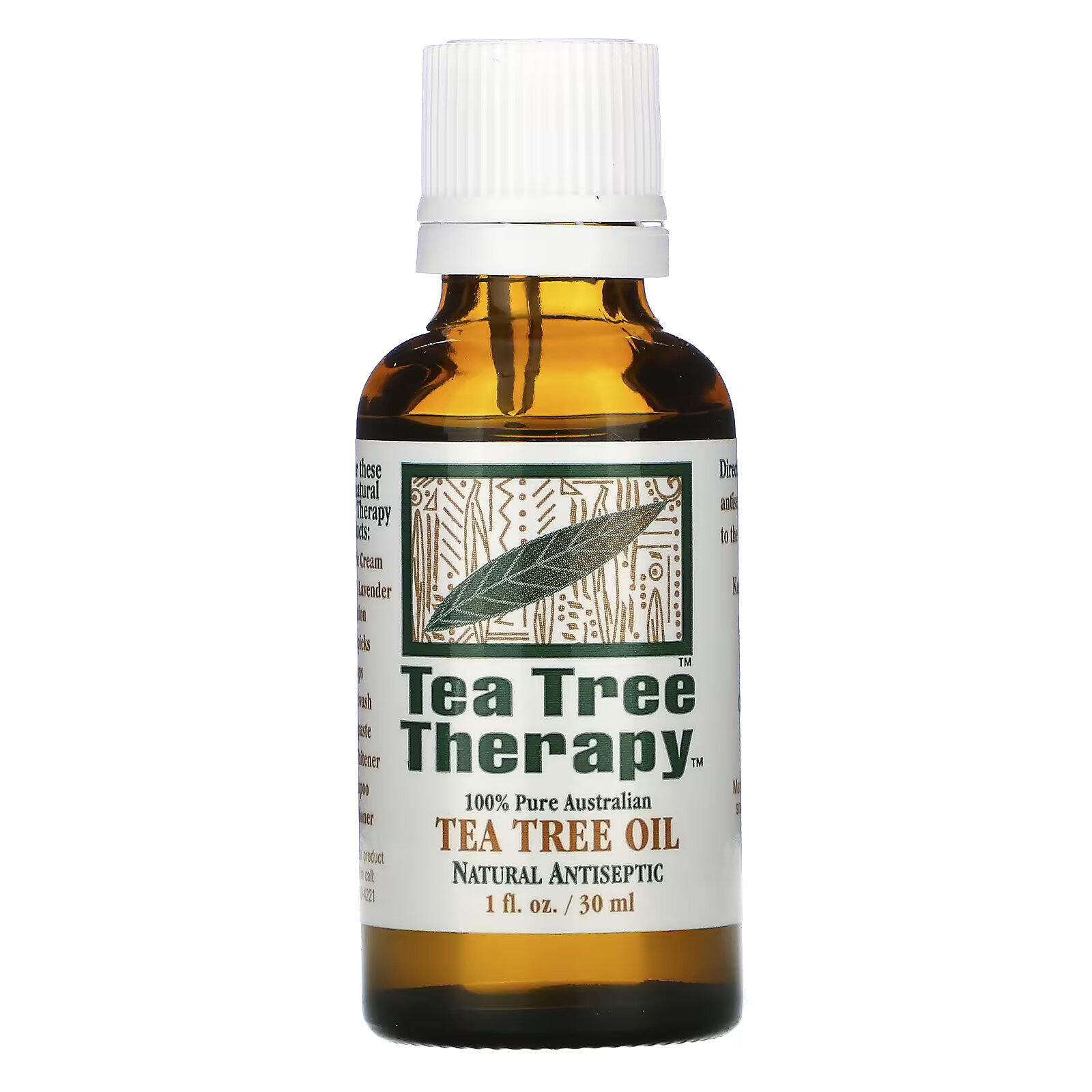 tea tree therapy масло чайного дерева 2 жидких унции 60 мл Tea Tree Therapy, масло чайного дерева, 30 мл (1 жидк. унция)