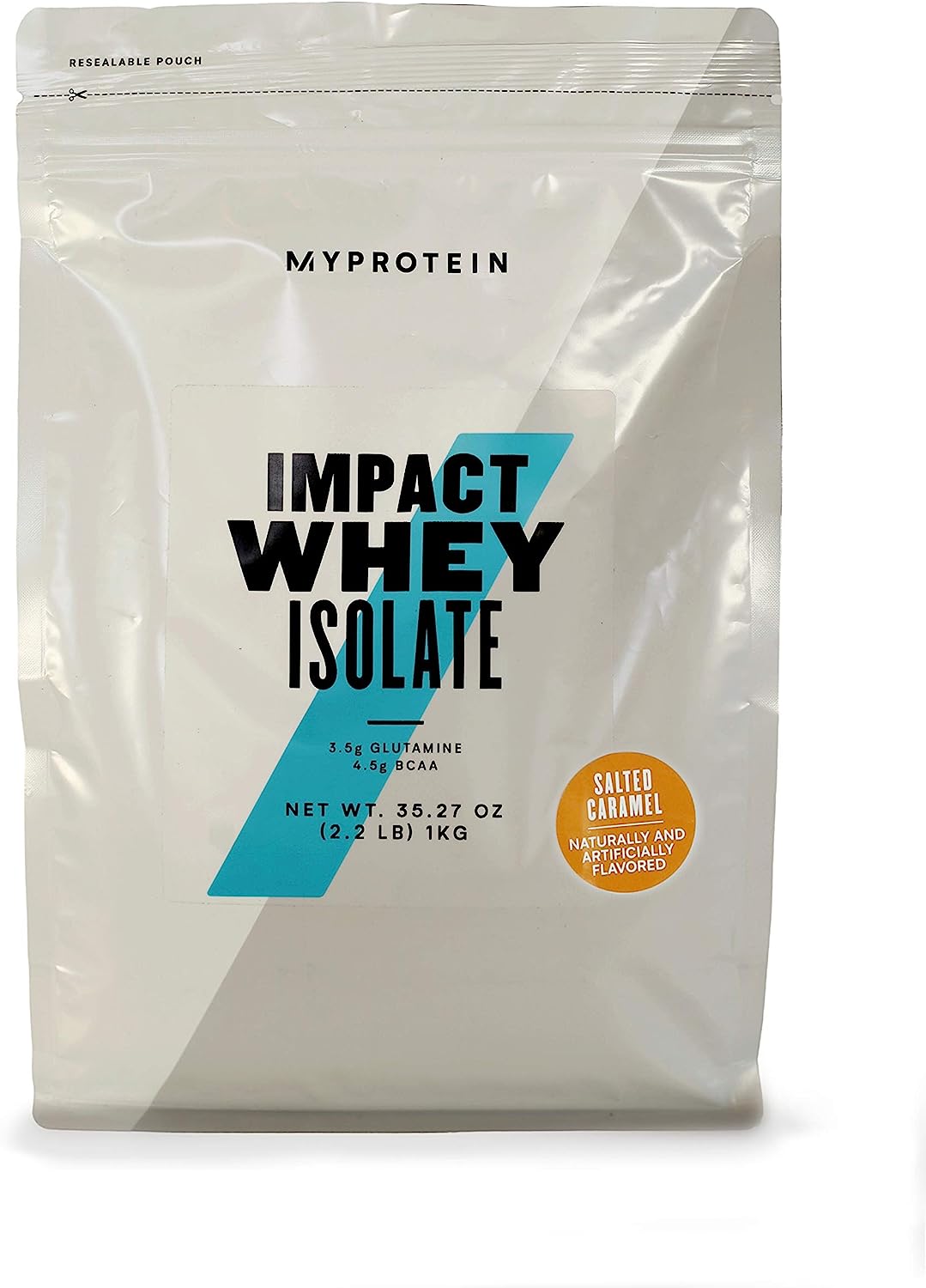 Изолят сывороточного белка Myprotein Impact Whey Isolate, 1000 гр, соленая карамель