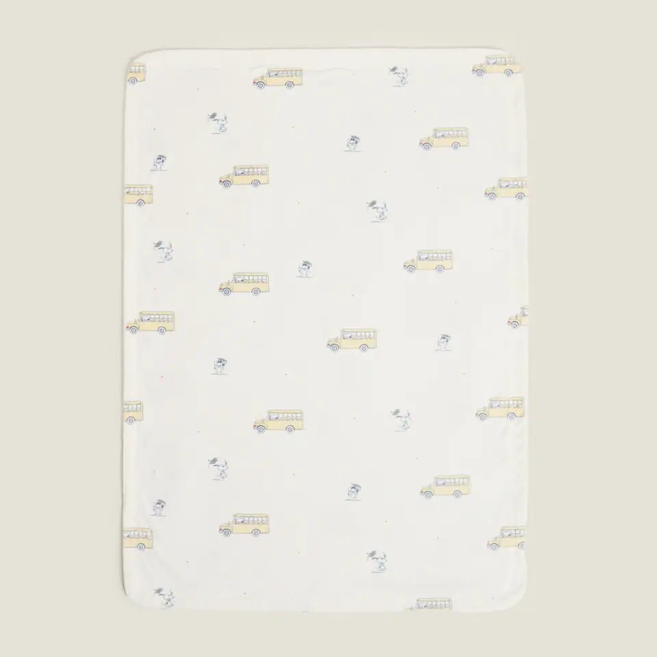 

Детское одеяло Zara Home Peanuts Fleece, белый