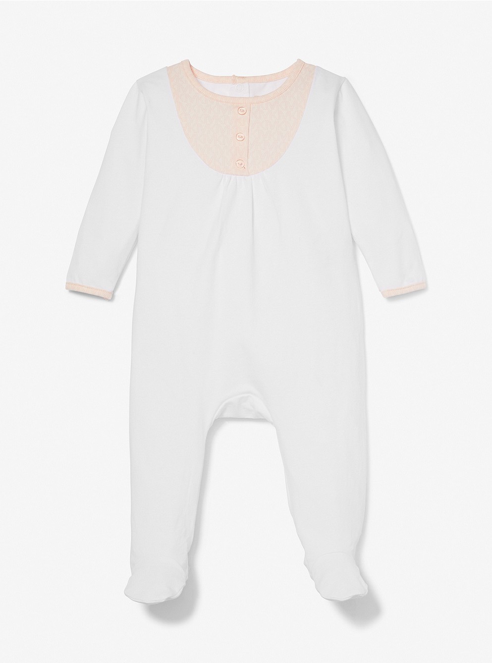 цена Комбинезон для новорожденных Michael Kors Kids Stretch Cotton, белый