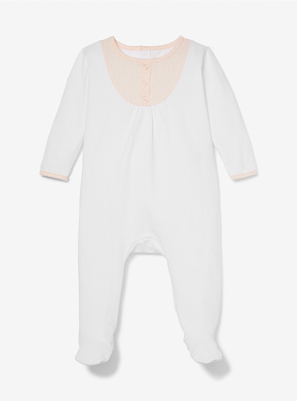 

Комбинезон для новорожденных Michael Kors Kids Stretch Cotton, белый