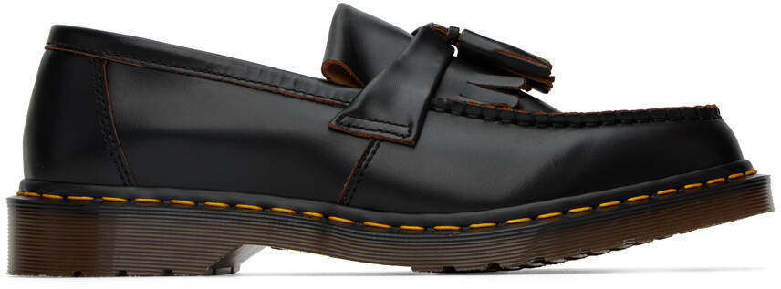 

Черные винтажные лоферы Adrian \Сделано в Англии\"" Dr. Martens