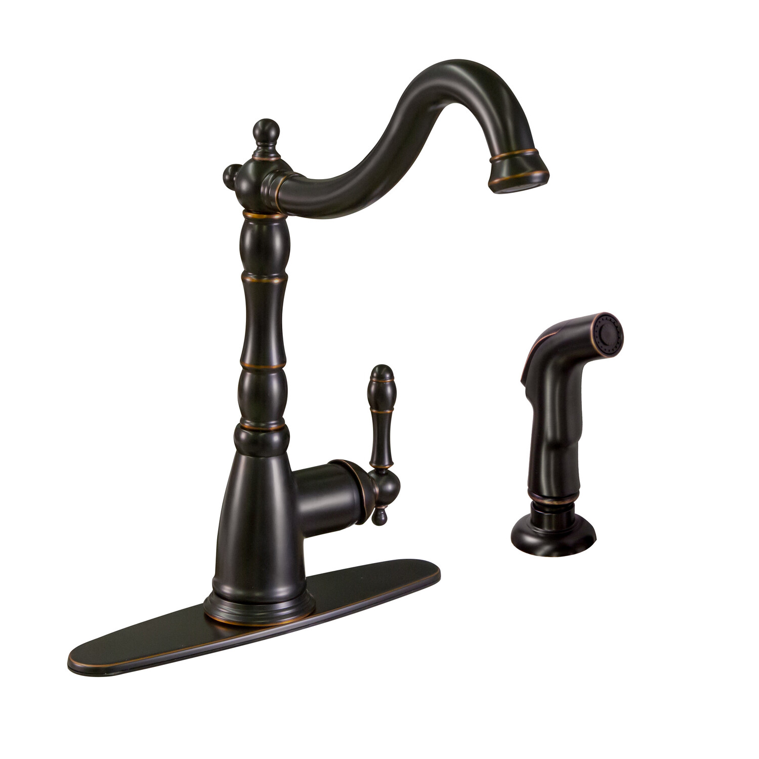 

Однорычажный кухонный смеситель Design House Oakmont, oil rubbed bronze
