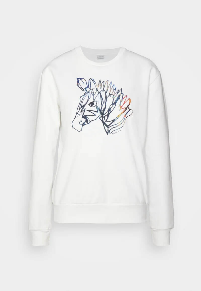 

Свитшот PS Paul Smith Womens Zebra Head, белый