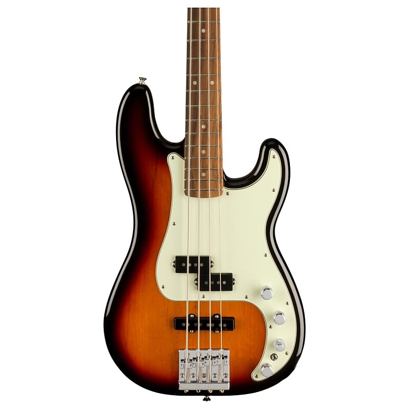 

Fender Player Plus Precision Bass, 3 цвета Sunburst с сумкой Deluxe Gig Bag